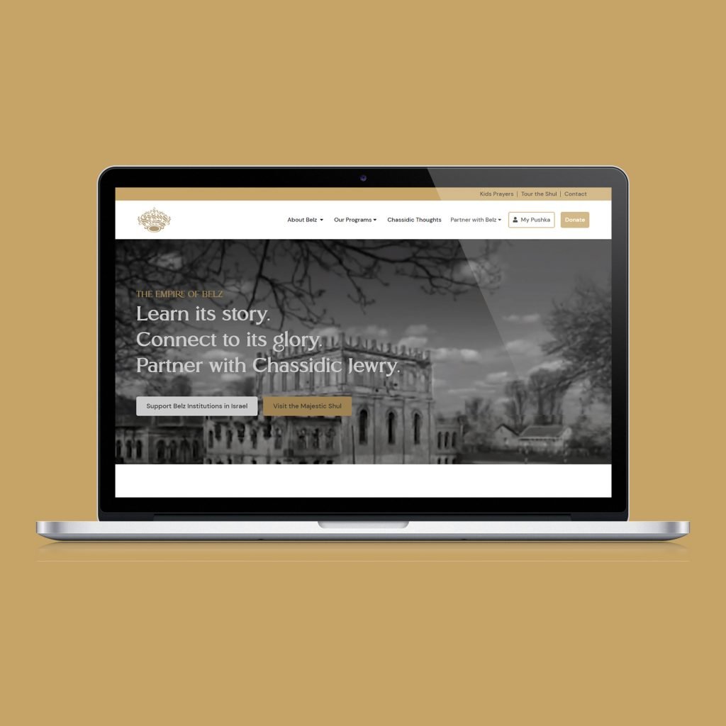 CoreWeb design of Belz website